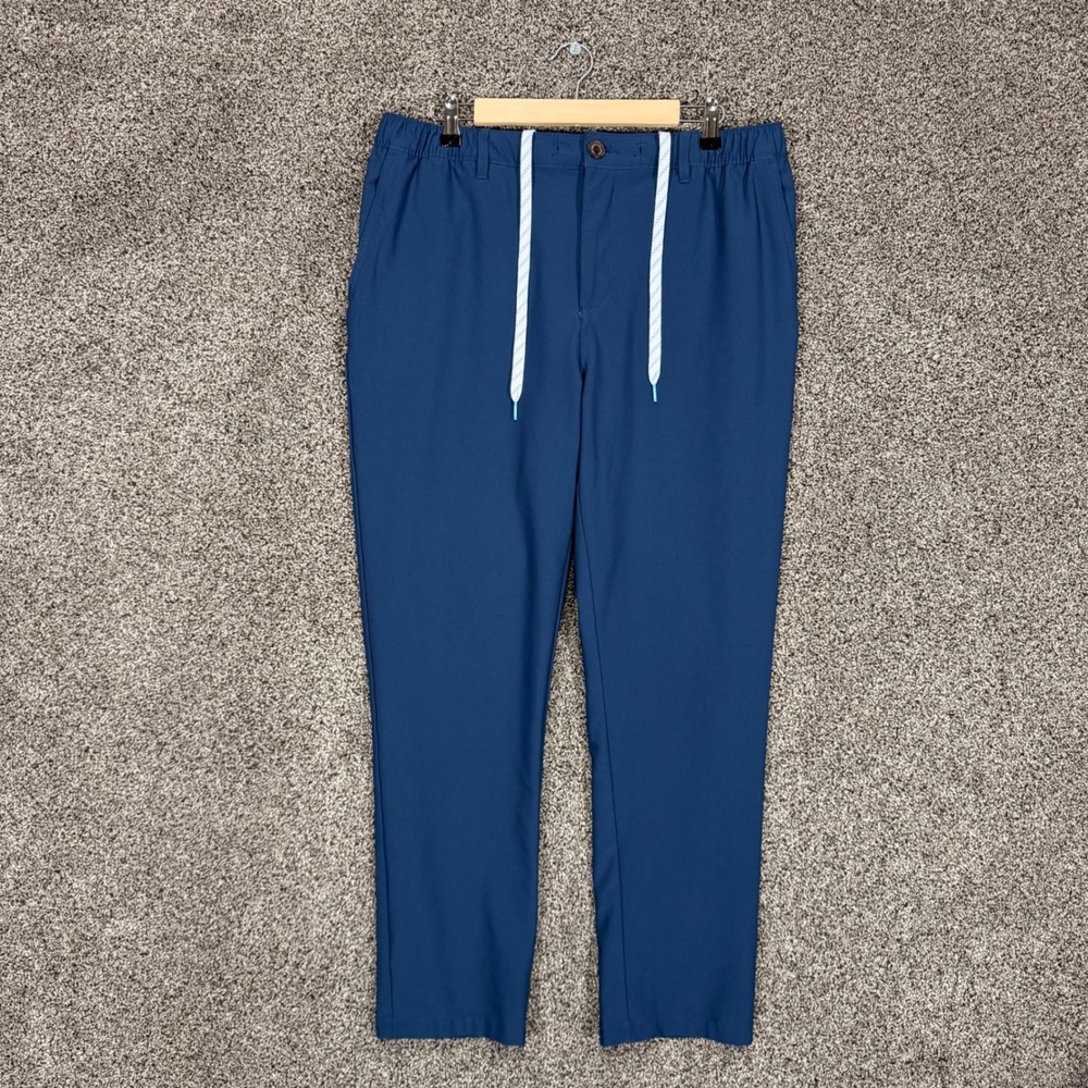 Chubbies Everywear Pants Mens XL/30 Blue Performance Drawstring Elastic Waist